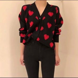 Love heart cardigan